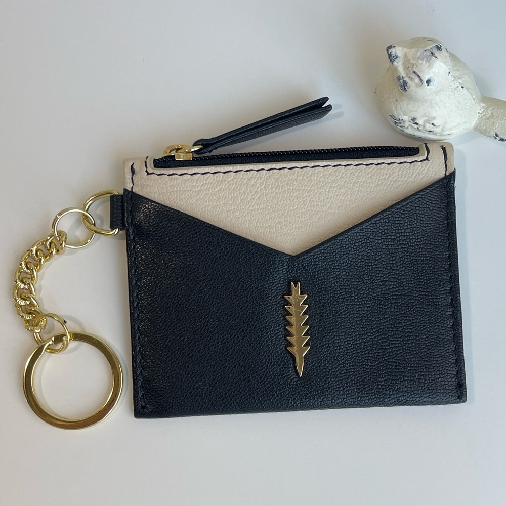 Thacker Genuine Leather Card Case Key Fob